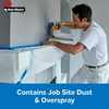 image:image3M HandMasker Contractors Plastic Film 108 in x 90 Feet Unfolds to Full Width Contains Job Site Dust amp Overspray For Painting Drywall Texturing Wall Finishing amp Floor Standing 1 Roll CP99 ft Width Pack of 12
