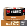image:image3M MultiUse Colored Duct Tape Brown with Strong Adhesive and WaterResistant Backing MultiSurface 3M Duct Tape for Indoor and Outdoor Use 188 Inches x 20 Yards 1 Roll 3920BR1 Roll