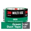 image:image3M MultiUse Colored Duct Tape Green with Strong Adhesive and WaterResistant Backing MultiSurface 3M Duct Tape for Indoor and Outdoor Use 188 Inches x 20 Yards 1 Roll 3920GR1 Roll