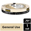 image:imageScotch General Purpose Masking Tape Tan Tape for Labeling Bundling and General Use MultiSurface Adhesive Tape 141 Inches x 60 Yards 1 Roll070 inches