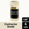 image:imageScotch Painters Tape Contractor Grade Masking Tape 6 Rolls 188 in x 601 yd Holds to Surfaces For Up to 3 days Removes Easily Without Leaving Sticky Residue Interior amp Exterior Use 202048TP612