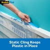 image:imageScotchBlue Pretaped Painters Plastic with Dispenser Unfolds to 48 inches by 30 yardsPTD2093EL4824 Width Pack of 6