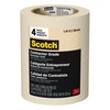 image:imageScotch Contractor Grade Masking Tape Tan Tape for General Use MultiSurface Adhesive Tape 141 Inches x 601 Yards 4 Rolls141 Width