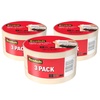 image:imageScotch Masking Tape 3 Rolls 070 in x 546 yd Great for Everyday Use Strong Adhesive Tan Masking Tape 343633 Rolls Pack of 3