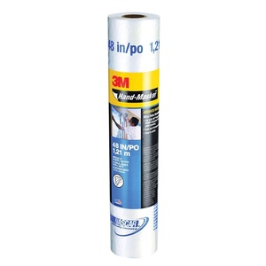 image:image3M Hand Masker Advanced Masking Film 48 in x 180 ft Static Cling Keeps Film in Place Prevents Liquids From Bleeding Through Flake Resistant For Indoors amp Outdoors Use 1 Roll AMF481