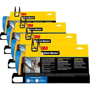 image:image3M HandMasker PreLoaded Dispensers Masking Film Tape Kit M3000PAKM3000 PAK Pack of 4
