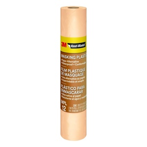 image:imageHandMasker 3M Masking Plastic 12 in x 120 yds 1 Roll MPL1212 in x 120 yd Pack of 1