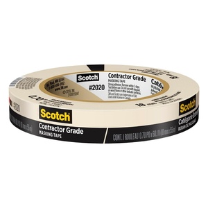 image:imageScotch Contractor Grade Masking Tape 070 in x 6010 yd 1 Roll070 Width