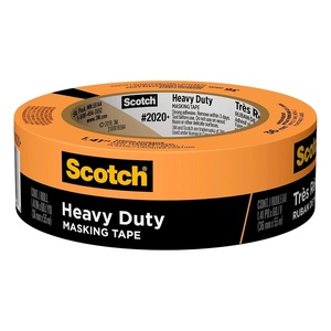 image:imageScotch Heavy Duty Painters Tape 6 Rolls 141 in x 601 yd for Use On Vinyl Carpet Metal amp Plastic Indoor amp Outdoor Masking Tape Bonds Aggressively 3Day Clean Removal 202036AP6141 Width