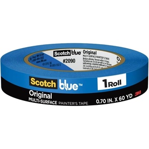 image:imageScotchBlue Original MultiSurface Painters Tape 070 Inches x 60 Yards 1 Roll Blue070 Width
