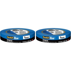 image:imageScotchBlue Original MultiSurface Painters Tape 070 Inches x 60 Yards 1 Roll Blue070 Width Pack of 2