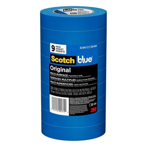 image:imageScotchBlue Original MultiSurface Painters Tape 1 Inch Wide 9 Rolls094 Width