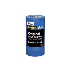 image:imageScotchBlue Original MultiSurface Painters Tape 1 Inch Wide 9 Rolls94 x 60 Yds