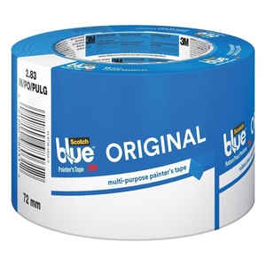 image:imageScotchBlue Original MultiSurface Painters Tape 3 Inch Wide 1 Roll283Width Pack of 12