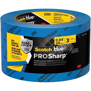 image:imageScotchBlue PROSharp Painters Tape 1 Inch Wide 1 Roll3 Rolls