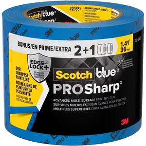 image:imageScotchBlue PROSharp Painters Tape 15 Inch Wide 1 Roll3 Rolls
