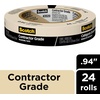 image:imageScotch Contractor Grade Masking Tape 094 inches by 601 yards 1442 yards total 2020 24 Rolls