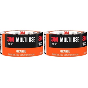 image:image3M MultiUse Colored Duct Tape Orange with Strong Adhesive and WaterResistant Backing MultiSurface 3M Duct Tape for Indoor and Outdoor Use 188 Inches x 20 Yards 1 Roll 3920OR2 Rolls